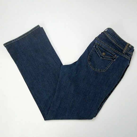 VERA WANG Blur Jeans Straight Cut Blue Jeans - Picture 3 of 4